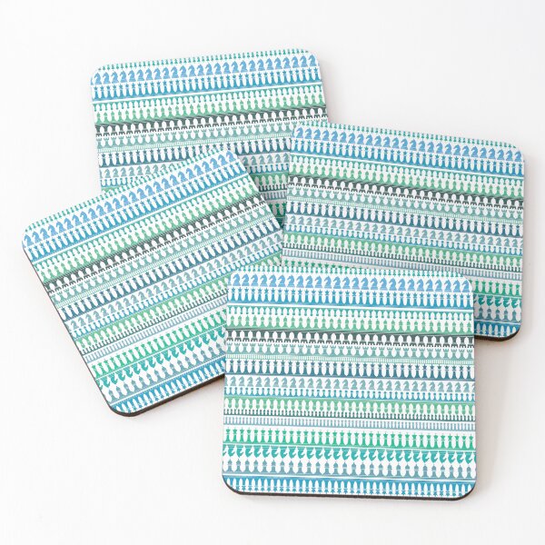 Item preview, Tribal inspired chess pattern  designed and sold by deedeeps.