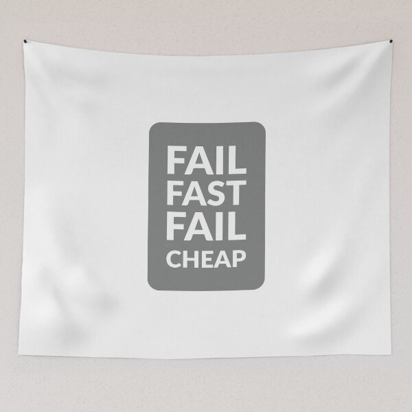 Item preview, Fail fast fail cheap designed and sold by UXUI-LAB.
