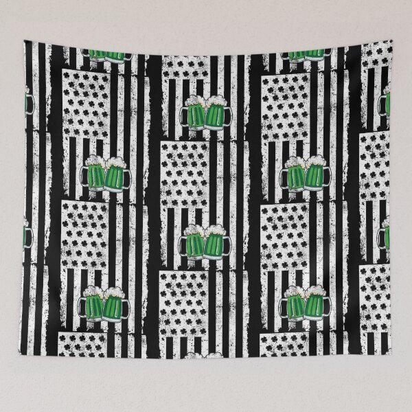Artikelvorschau, US-Flagge St. Patrick's Day entworfen und verkauft von Laura Beier.
