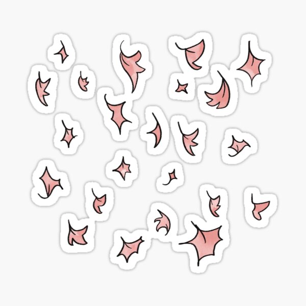 Heartstopper Leaves Pink Sticker