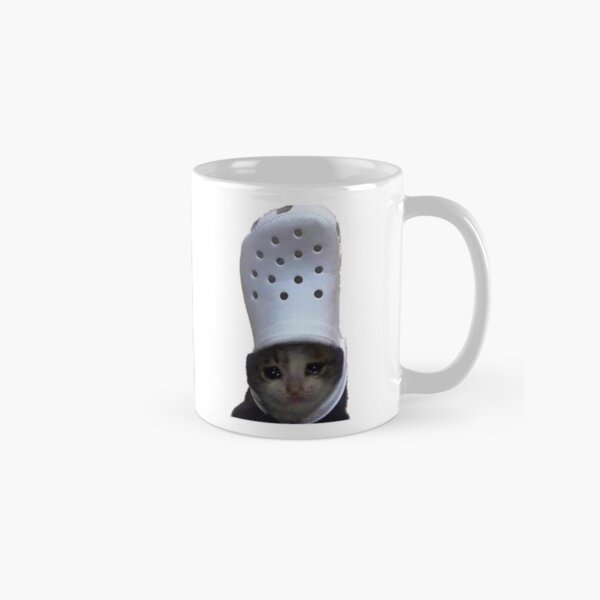 Item preview, Crying Cat Croc Meme  designed and sold by LuckyBoutique.