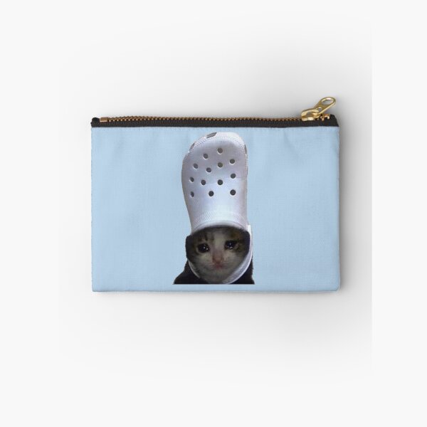 Item preview, Crying Cat Croc Meme  designed and sold by LuckyBoutique.