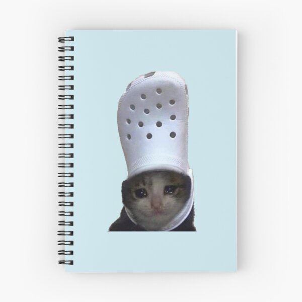 Item preview, Crying Cat Croc Meme  designed and sold by LuckyBoutique.