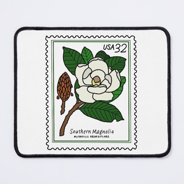 Item preview, Southern Magnolia Vintage Stamp Design designed and sold by masternanii.
