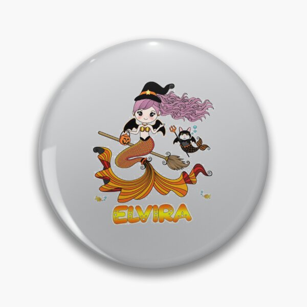 Item preview, Elvira Name Label - Elvira Halloween Beautiful Mermaid designed and sold by CallumHowells.