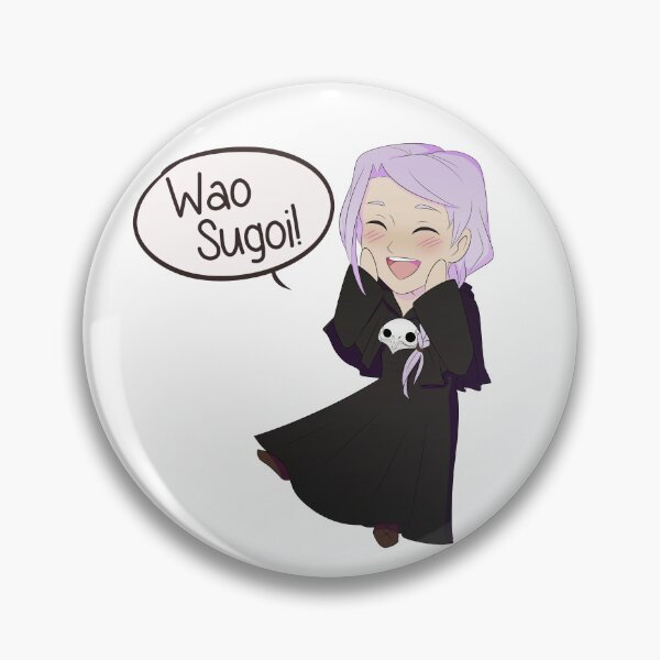Item preview, "Wao Sugoi!" Hythlodaeus Sticker designed and sold by corbeaudelys.