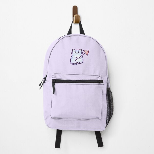 Item preview, Blue Cat With Warning Sign designed and sold by DreamiCloud.