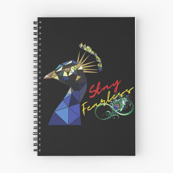 Item preview, Stay Fearless- Peacock Style designed and sold by ZibaCentralShop.