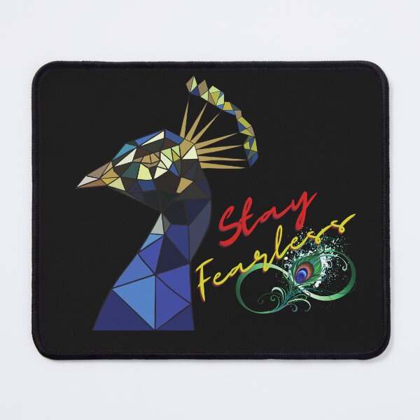 Item preview, Stay Fearless- Peacock Style designed and sold by ZibaCentralShop.