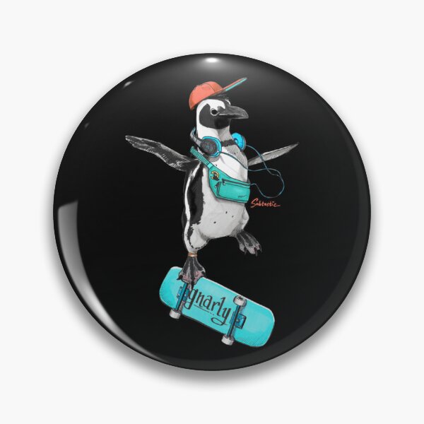 Item preview, Gnarly Skater Penguin     designed and sold by YCelso.