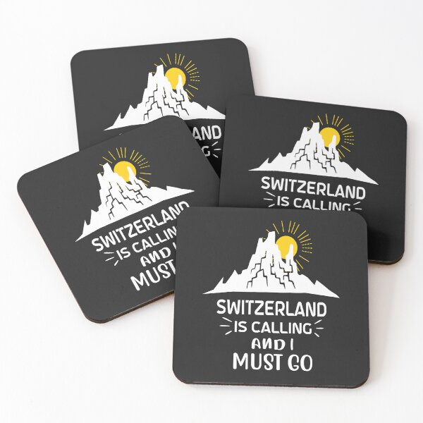 Item preview, Switzerland is Calling and I Must Go Funny Swiss designed and sold by Nepaz-Designs.