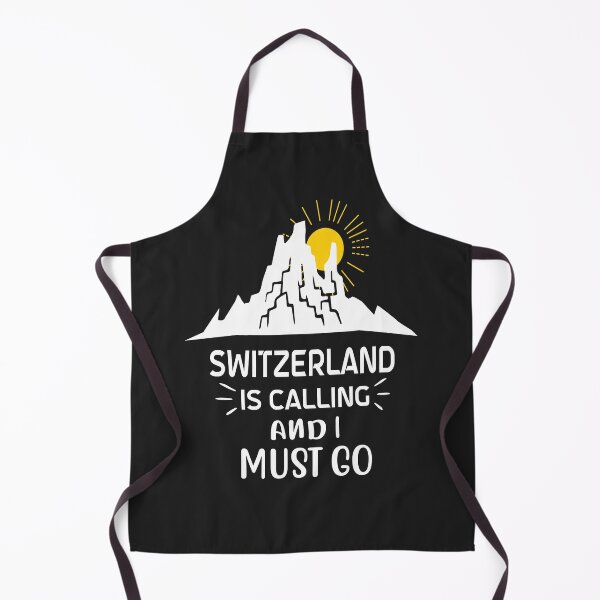 Item preview, Switzerland is Calling and I Must Go Funny Swiss designed and sold by Nepaz-Designs.