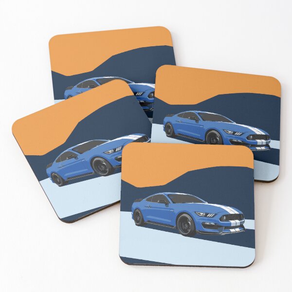 Item preview, s550 ART Grabber Blue Mustang GT  5.0L V8 usa GT350 Shelby print designed and sold by cowtownCOWBOY.