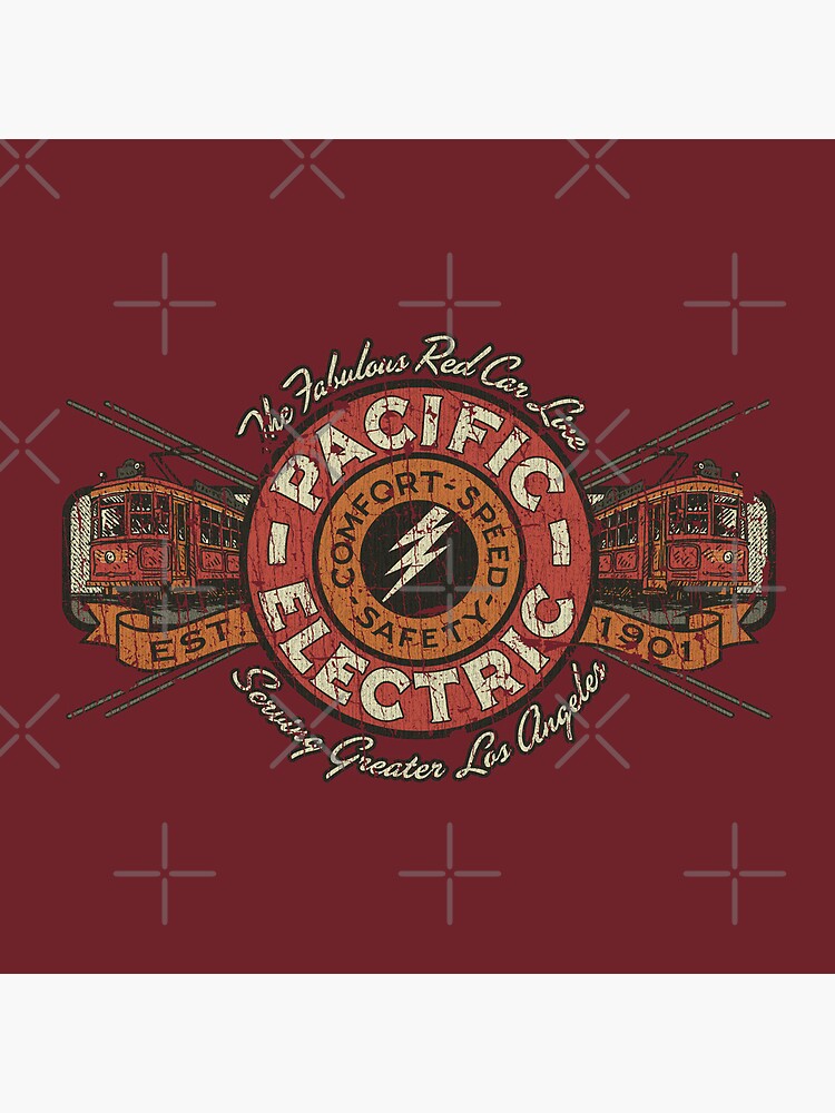 Thumbnail 5 of 5, Coasters (Set of 4), Pacific Electric Red Car Line 1901 designed and sold by AstroZombie6669.