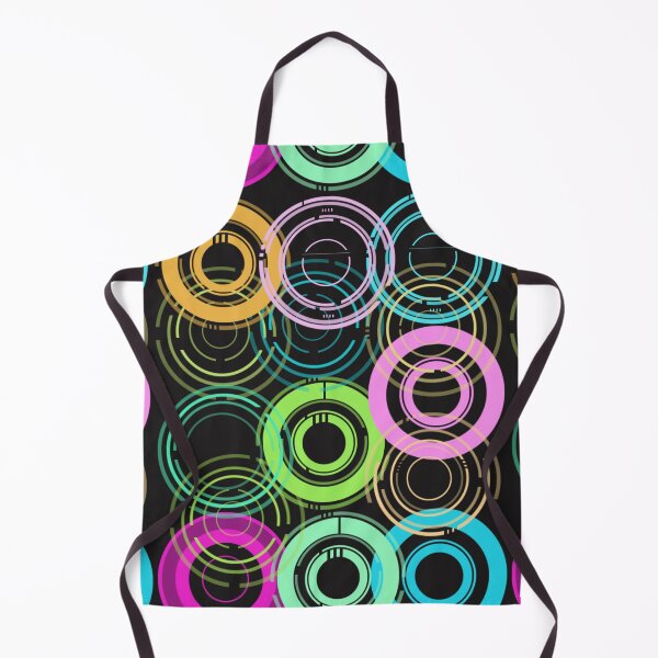 Item preview, 60s 70s Records Mid Mod Retro Vintage Mid Pattern Print Style Neon Black Pink designed and sold by Shayna Westfall.