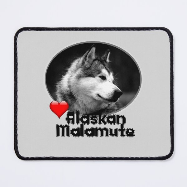 Item preview, Alaskan Malamute - Love Heart designed and sold by S Quinn.