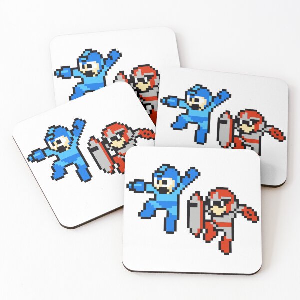 Item preview, Mega Man and Proto Man designed and sold by infiniterivals.