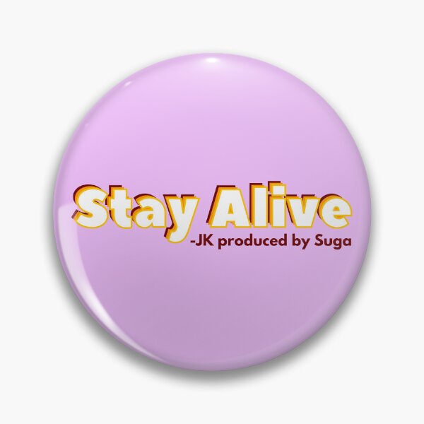 Item preview, Stay Alive - JK produced by Suga designed and sold by Colorful-Inspo.