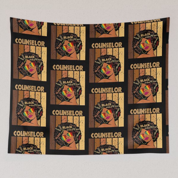 Item preview, Counselor Afro African American Women Black History Month designed and sold by Wendiart.