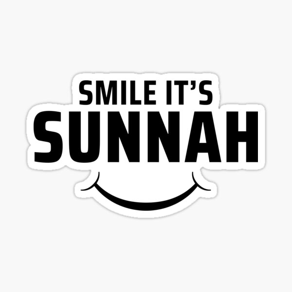 Smile Its Sunnah Islamic Art Quotes 3 Sticker By Efendesign Redbubble 4807