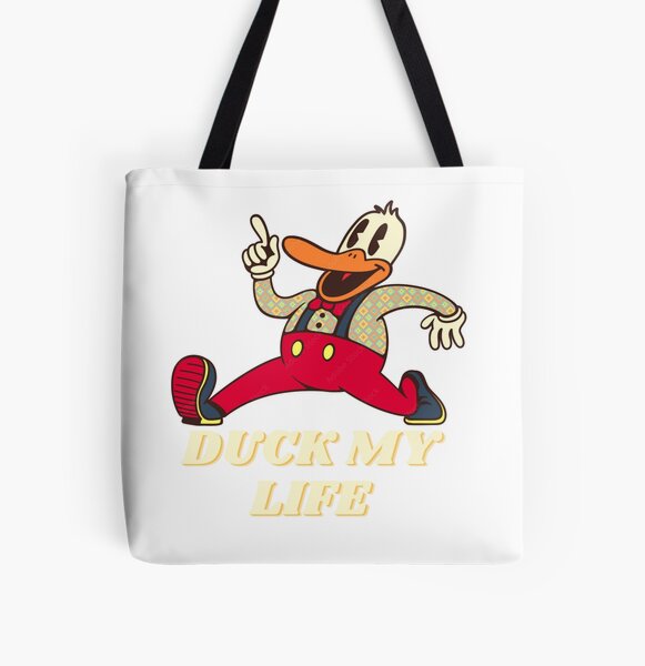 Duck My Life All Over Print Tote Bag