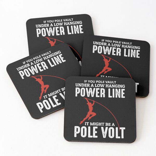 Item preview, Pole Vault Vaulting Electrical Electrician Funny Joke designed and sold by TastefulTees.
