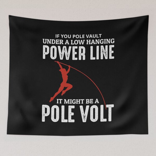 Item preview, Pole Vault Vaulting Electrical Electrician Funny Joke designed and sold by TastefulTees.