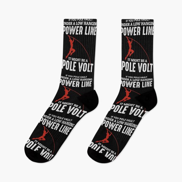 Item preview, Pole Vault Vaulting Electrical Electrician Funny Joke designed and sold by TastefulTees.