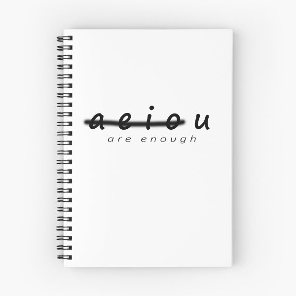 Item preview, A E I O U Are Enough designed and sold by lmcvinco.