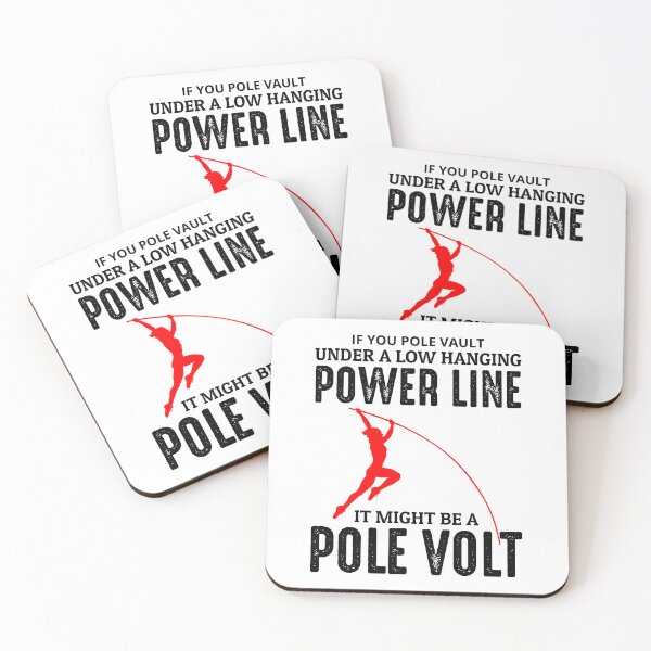 Item preview, Pole Vault Vaulting Electrical Electrician Funny Joke designed and sold by TastefulTees.