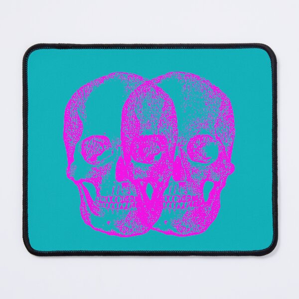 Item preview, Trippy Seeing Double Skulls - Music Festival - Trippy skull designed and sold by CattlettArt.
