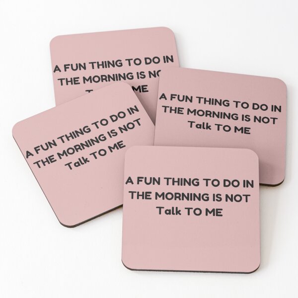 Item preview, A Fun Thing To Do In the Morning Is Not Talk To Me designed and sold by mankelll.