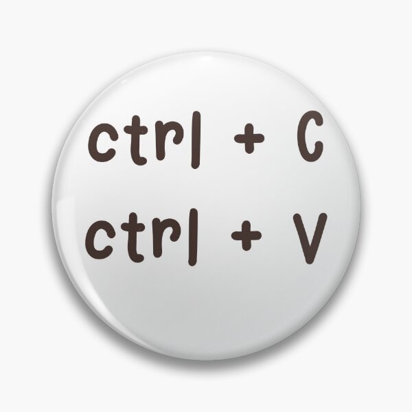 Item preview, control c control v typography designed and sold by happyandbubbly.