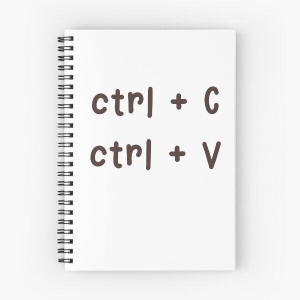 Item preview, control c control v typography designed and sold by happyandbubbly.