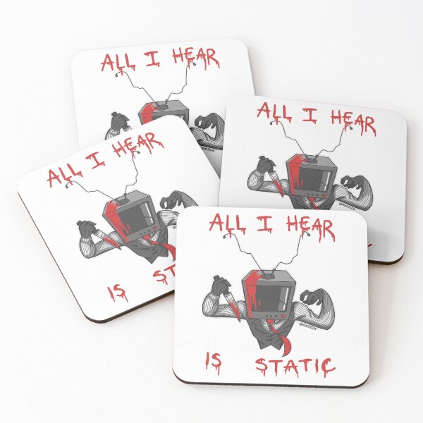 Item preview, All I hear Is Static Black and White designed and sold by Bat13SJx.