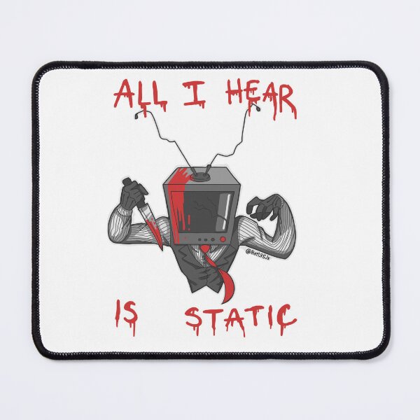 Item preview, All I hear Is Static Black and White designed and sold by Bat13SJx.