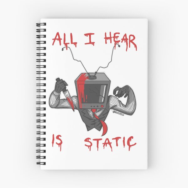 Item preview, All I hear Is Static Black and White designed and sold by Bat13SJx.