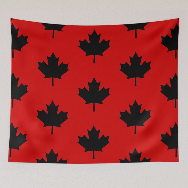 Item preview, CANADA BLACK MAPLE LEAF designed and sold by Greenbaby.