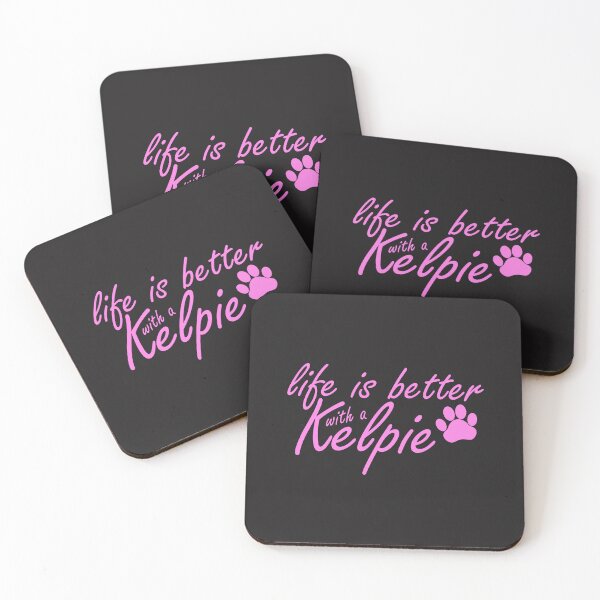 Item preview, Australian Kelpie Mom Life is Better Pink Car Window designed and sold by richter74.
