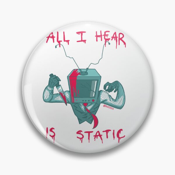 Item preview, All I hear is static blue and red  designed and sold by Bat13SJx.