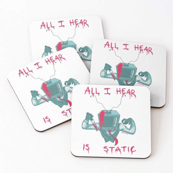 Item preview, All I hear is static blue and red  designed and sold by Bat13SJx.