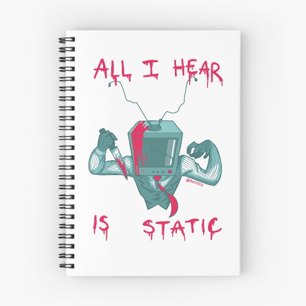 Item preview, All I hear is static blue and red  designed and sold by Bat13SJx.