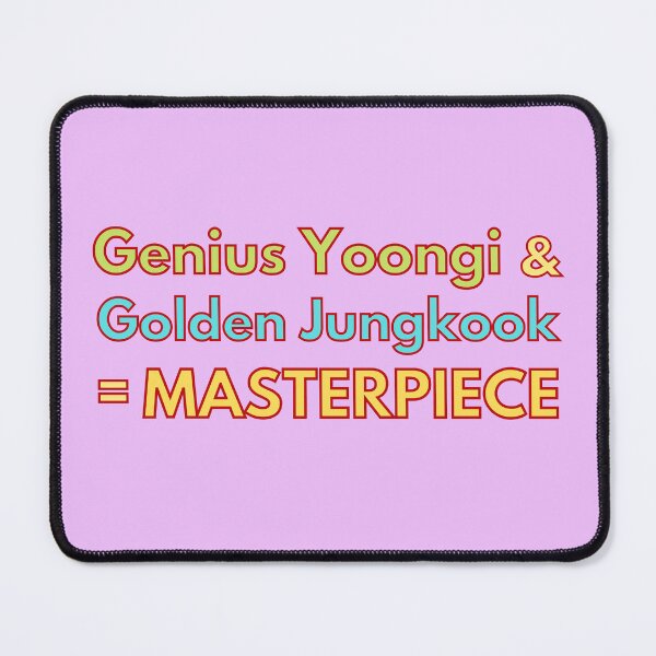 Item preview, genius yoongi and golden jungkook designed and sold by Colorful-Inspo.