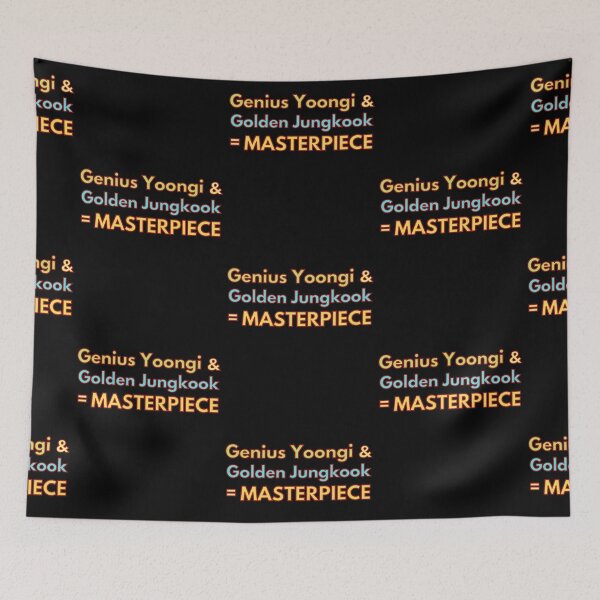 Item preview, genius yoongi and golden jungkook designed and sold by Colorful-Inspo.