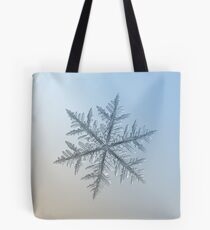Silverware, snowflake macro photo Tote Bag