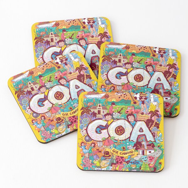 Item preview, Goa Doodle mashup 1 designed and sold by TOOTIFROOTI merch.