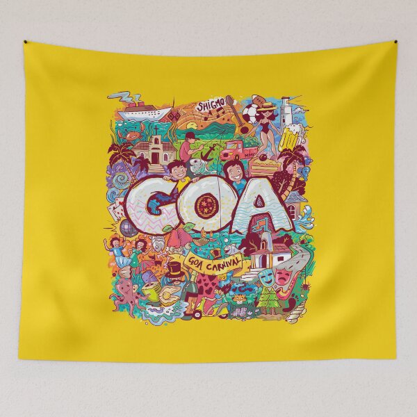 Item preview, Goa Doodle mashup 1 designed and sold by TOOTIFROOTI merch.