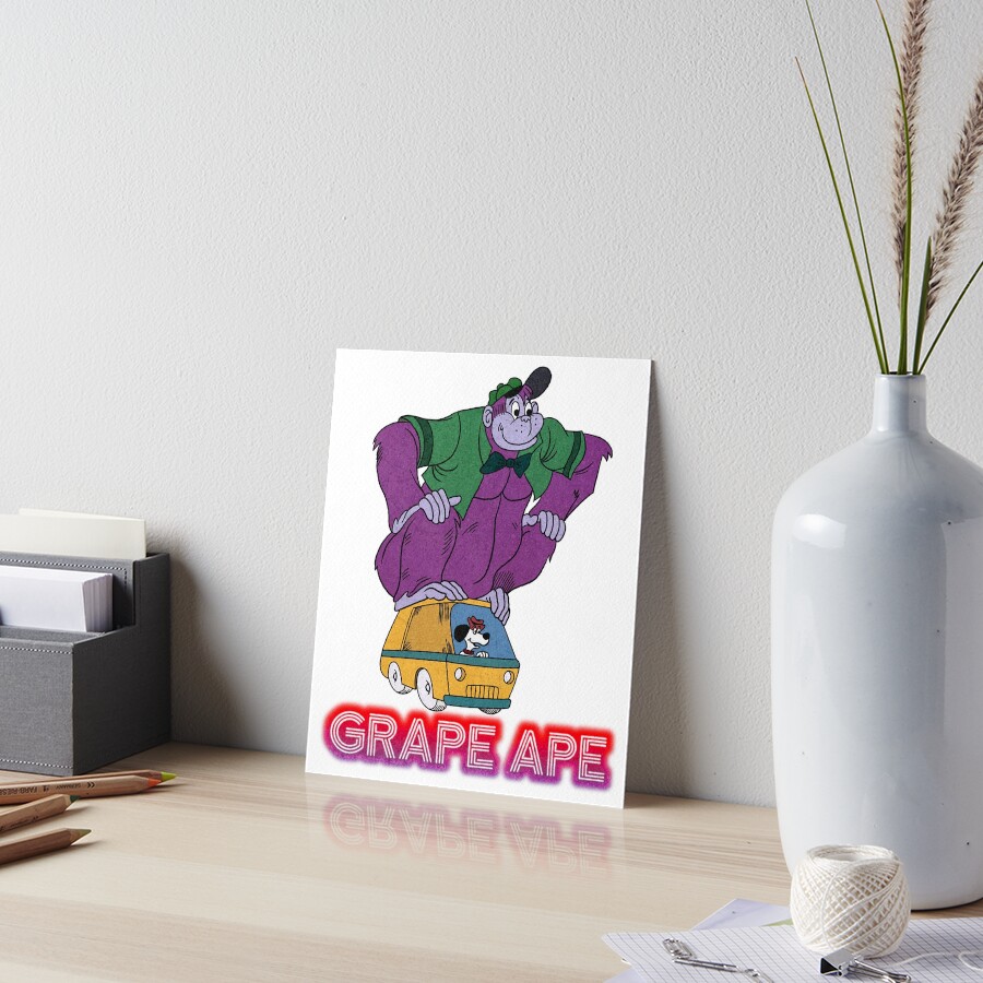 "70s Cartoon Grape Ape Giant Gorilla on Van with his Canine Pal Beegle