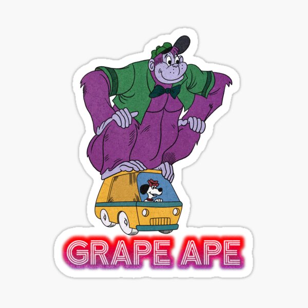 "70s Cartoon Grape Ape Giant Gorilla on Van with his Canine Pal Beegle