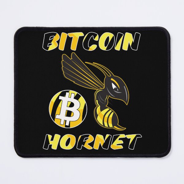 Item preview, Bitcoin Hornet Hornet Crypto Black Yellow designed and sold by Galaxy-Corner.